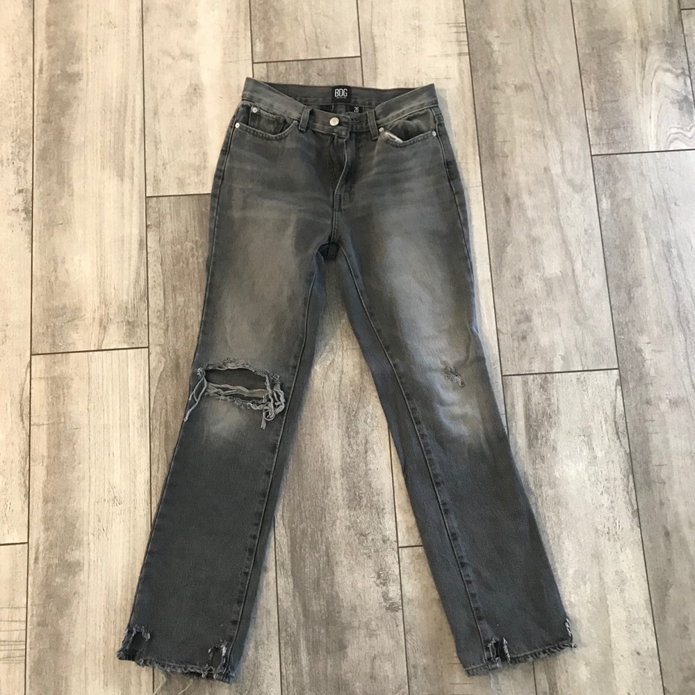 Urban Outfitters Grey Bootcut Jeans